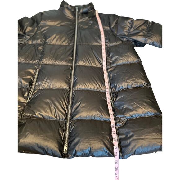 NEW $220 Lands End Puffer Jacket Coat Jet Black 90% Down Filled Wmns Size 2X - Picture 5 of 14